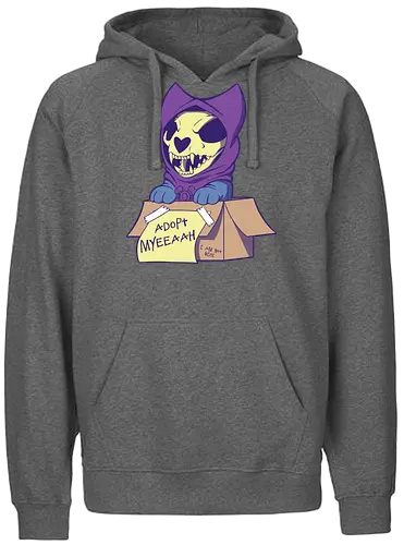 Adopt Myh! - skeletor, myaah, dog, skeleton, Adopt me, Not nice, motu - Fairtrade Hoodie
