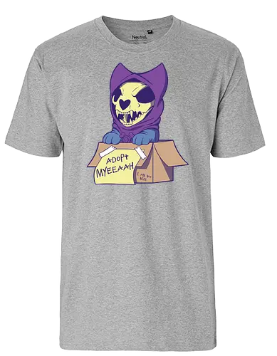 Adopt Myh! - skeletor, myaah, dog, skeleton, Adopt me, Not nice, motu - Fairtrade T-Shirt