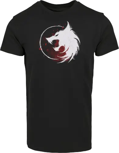 White Wolf - witcher, wolf, serie, gaming, white - Hausmarke Shirt
