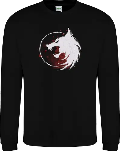 White Wolf - witcher, wolf, serie, gaming, white - Sweatshirt