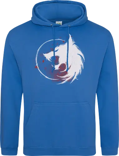 White Wolf - witcher, wolf, serie, gaming, white - Standard Hoodie