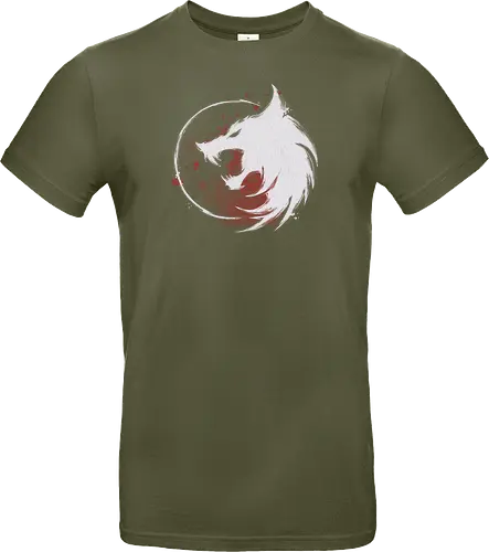 White Wolf - witcher, wolf, serie, gaming, white - Standard T-Shirt