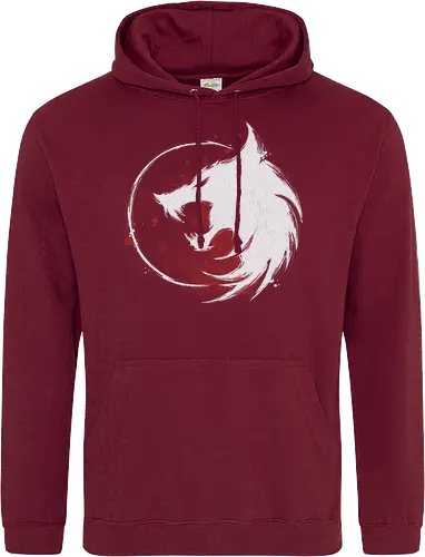White Wolf - witcher, wolf, serie, gaming, white - Standard Hoodie