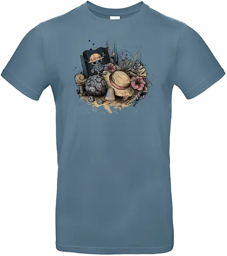 Memories of the Pirate - pirat, anime, monkey d. ruffy, luffy, one, piece - Standard T-Shirt