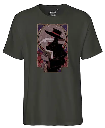 Dark Doctor - Pest, doktor, bird, raven, mask - Fairtrade T-Shirt