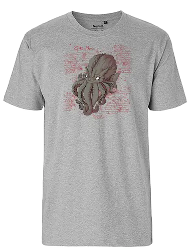 Cthulhu Note - lovecraft, hp lovecraft, cthulhu, necronomicon, monster - Fairtrade T-Shirt