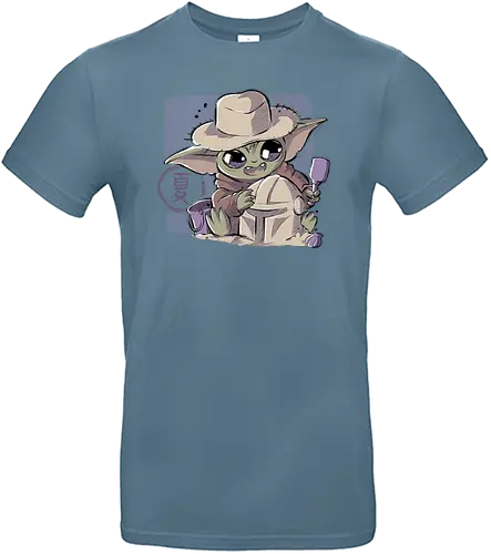 Summer Baby Alien - baby, alien, space opera, Sand, Sandburg, holidays, bch - Standard T-Shirt