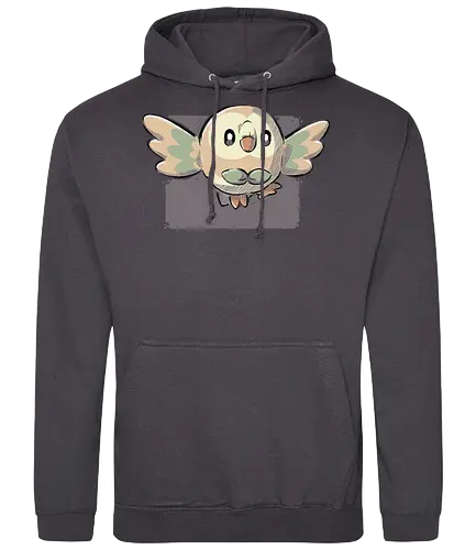 Grass Owl - pocket, monster, grass, starter, Starters, gaming - Standard Hoodie