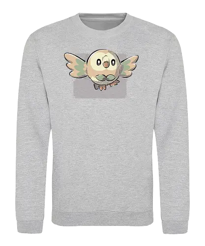 Grass Owl - pocket, monster, grass, starter, Starters, gaming - Sweatshirt