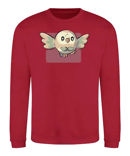 Grass Owl - pocket, monster, grass, starter, Starters, gaming - Sweatshirt