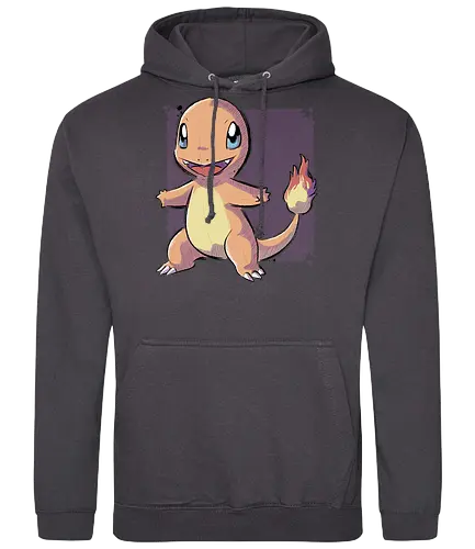 Fire Lizard - Fire Lizar, pocket, monster, gaming - Standard Hoodie