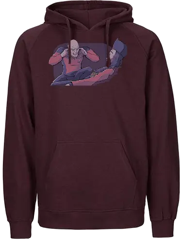 Think Q think - tv, meme, Invincible, Think, Q, captain, mashup, Jn Luc - Fairtrade Hoodie