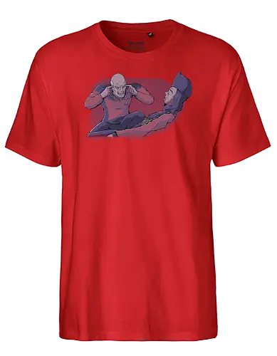 Think Q think - tv, meme, Invincible, Think, Q, captain, mashup, Jn Luc - Fairtrade T-Shirt
