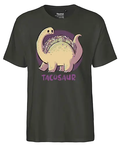 Tacosaur - dino, dinosaurier, taco, snack - Fairtrade T-Shirt