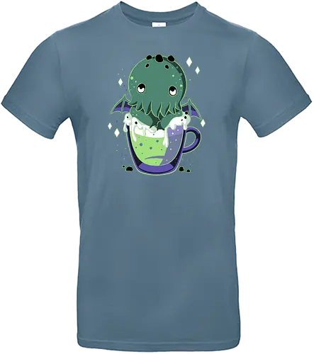 Cute Sea Monster Drink - cute, kawaii, drink, cthulhu - Standard T-Shirt