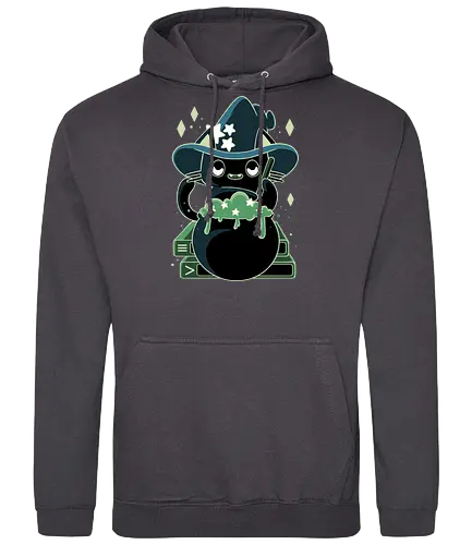 Witch Cat - cat, katze, hexe, witch, Spoopy, halloween - Standard Hoodie
