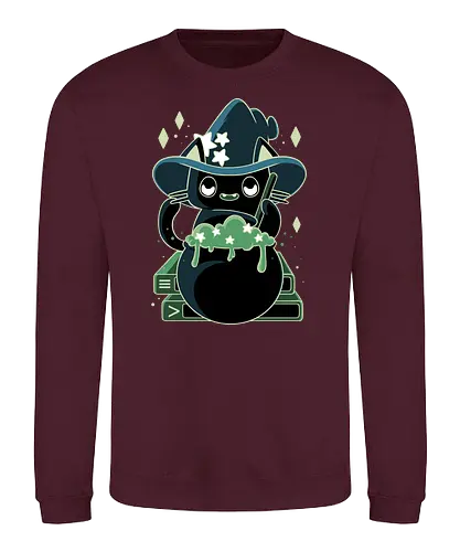 Witch Cat - cat, katze, hexe, witch, Spoopy, halloween - Sweatshirt