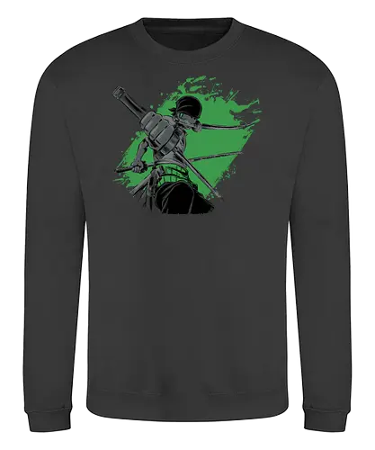 Dark Zoro - piece, pirate, anime, manga, Zoro - Sweatshirt