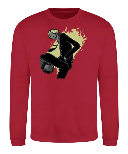 Dark Sanji - one, piece, anime, manga, pirat - Sweatshirt