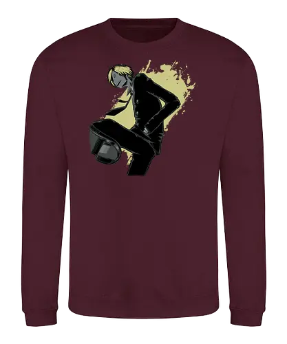 Dark Sanji - one, piece, anime, manga, pirat - Sweatshirt