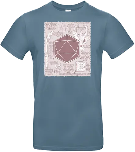 RPG Sketch - rpg, dice, pen and paper, würfel - Standard T-Shirt