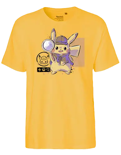 Detective - pocket, monster, detektiv, elektro, starter - Fairtrade T-Shirt