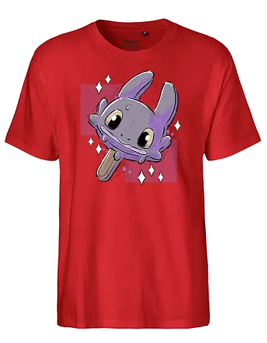 Dragon Cream - ice, summer, snack, dragon, cute, icecream - Fairtrade T-Shirt