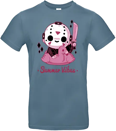 Creepy Summer Vibes - cute, horror, jason, holidays, summer - Standard T-Shirt