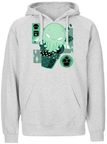 Cthulhu Cream - cthulhu, eis, summer, icecream - Fairtrade Hoodie