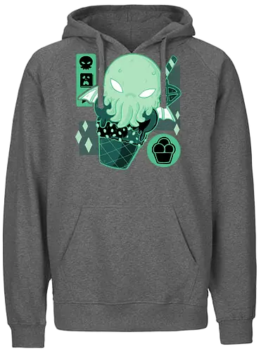 Cthulhu Cream - cthulhu, eis, summer, icecream - Fairtrade Hoodie