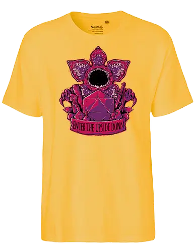 Enter The Upside Down - stranger, Upside down, monster, wpon - Fairtrade T-Shirt