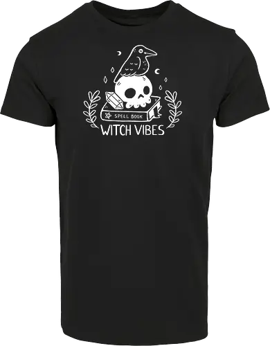 Witch Vibes - witch, halloween, skull - Hausmarke Shirt