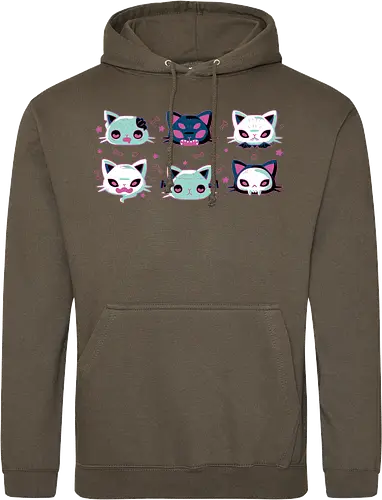 Halloween Cat Heads