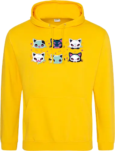 Halloween Cat Heads
