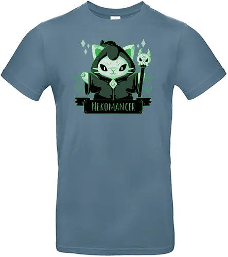 Nekomancer - cat, katze, necromancer, neko - Standard T-Shirt