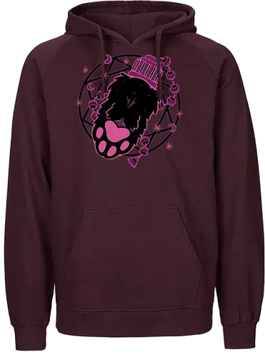 Rabbits Foot - luck, charm, rabbit foot, Hasenpfote, glück - Fairtrade Hoodie