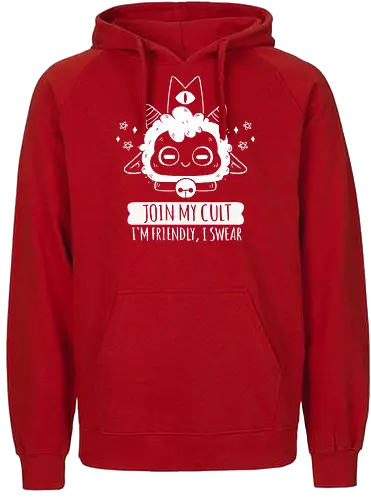 Join My Cult - cult, Lamb, gaming, Lamm - Fairtrade Hoodie