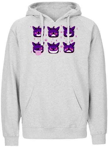 Cute Ghost - pocket, monster, ghost, geist, halloween, cute - Fairtrade Hoodie