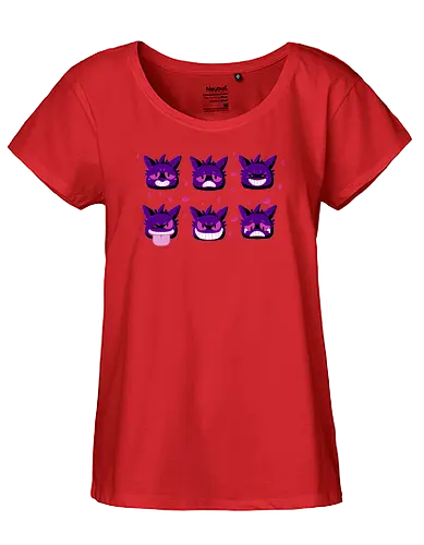 Cute Ghost - pocket, monster, ghost, geist, halloween, cute - Fairtrade Girl Shirt