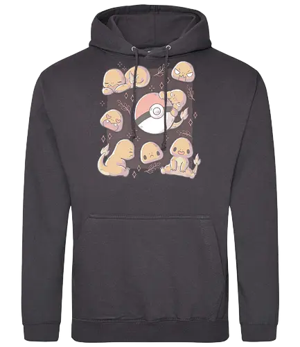 More Fire - pocket, monster, fire, starter - Standard Hoodie