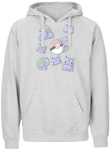 More Grass - pocket, monster, starter, grass - Fairtrade Hoodie