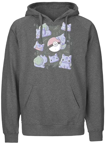 More Grass - pocket, monster, starter, grass - Fairtrade Hoodie