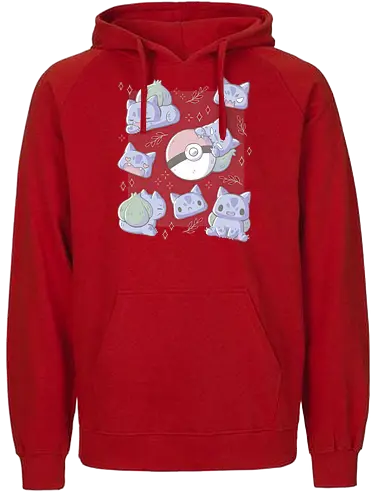 More Grass - pocket, monster, starter, grass - Fairtrade Hoodie