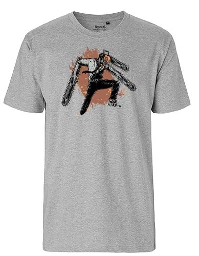 Denji - chainsaw, man, Denji, anime, manga - Fairtrade T-Shirt