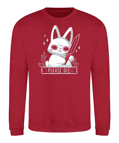 Please Die - bunny, Statement - Sweatshirt