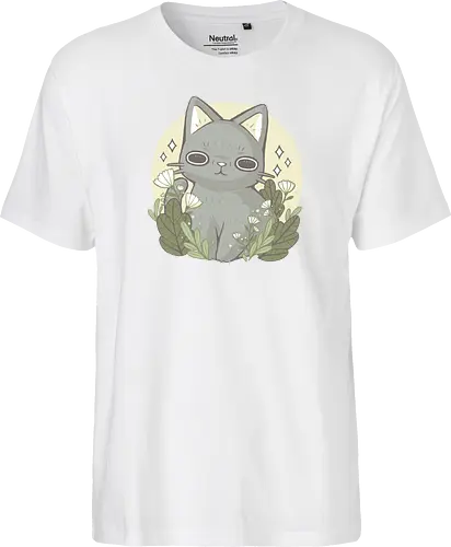Cat and Flowers