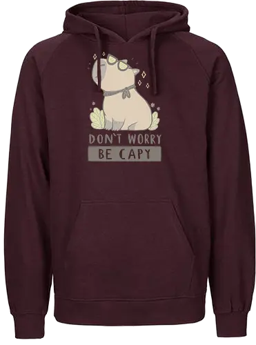 Be Capy - Capybara, be happy, cute - Fairtrade Hoodie
