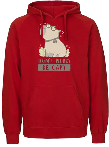 Be Capy - Capybara, be happy, cute - Fairtrade Hoodie
