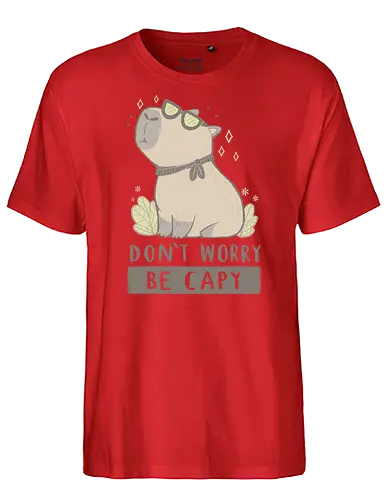 Be Capy - Capybara, be happy, cute - Fairtrade T-Shirt