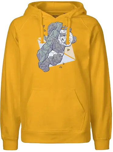 Paper Panda - panda, bär, cute, Geometry, br - Fairtrade Hoodie